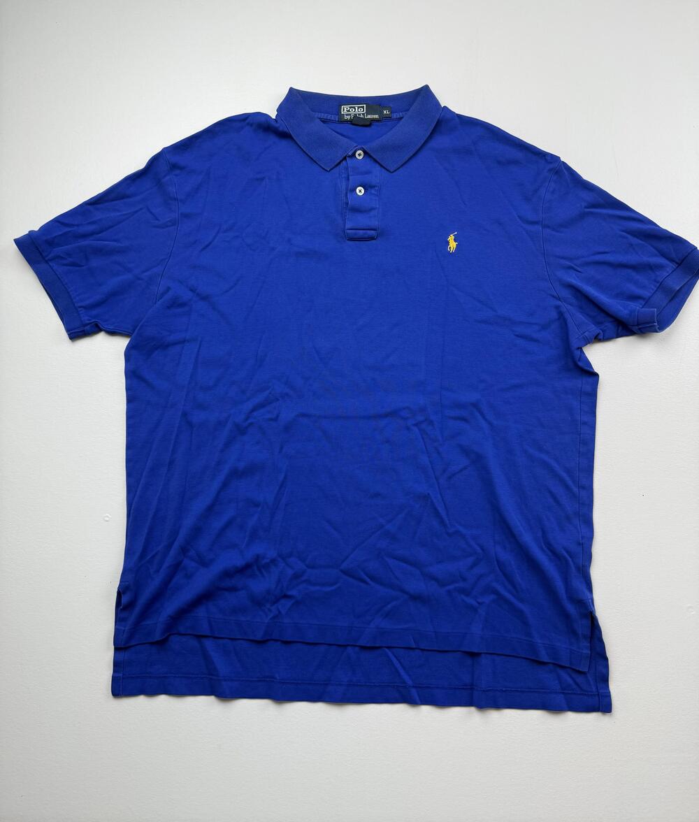 Polo By Ralph Lauren Polo Shirt Mens XL Blue Cotton Pony Logo Casual Knit